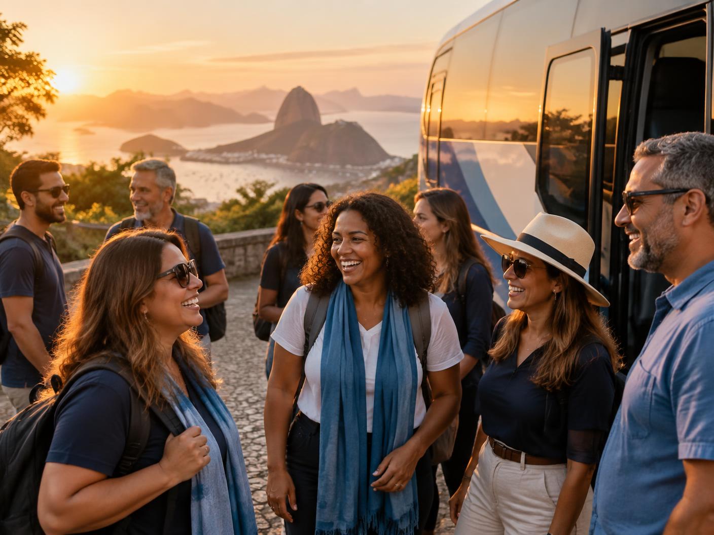 Viajantes da Aava compartilhando um momento especial
